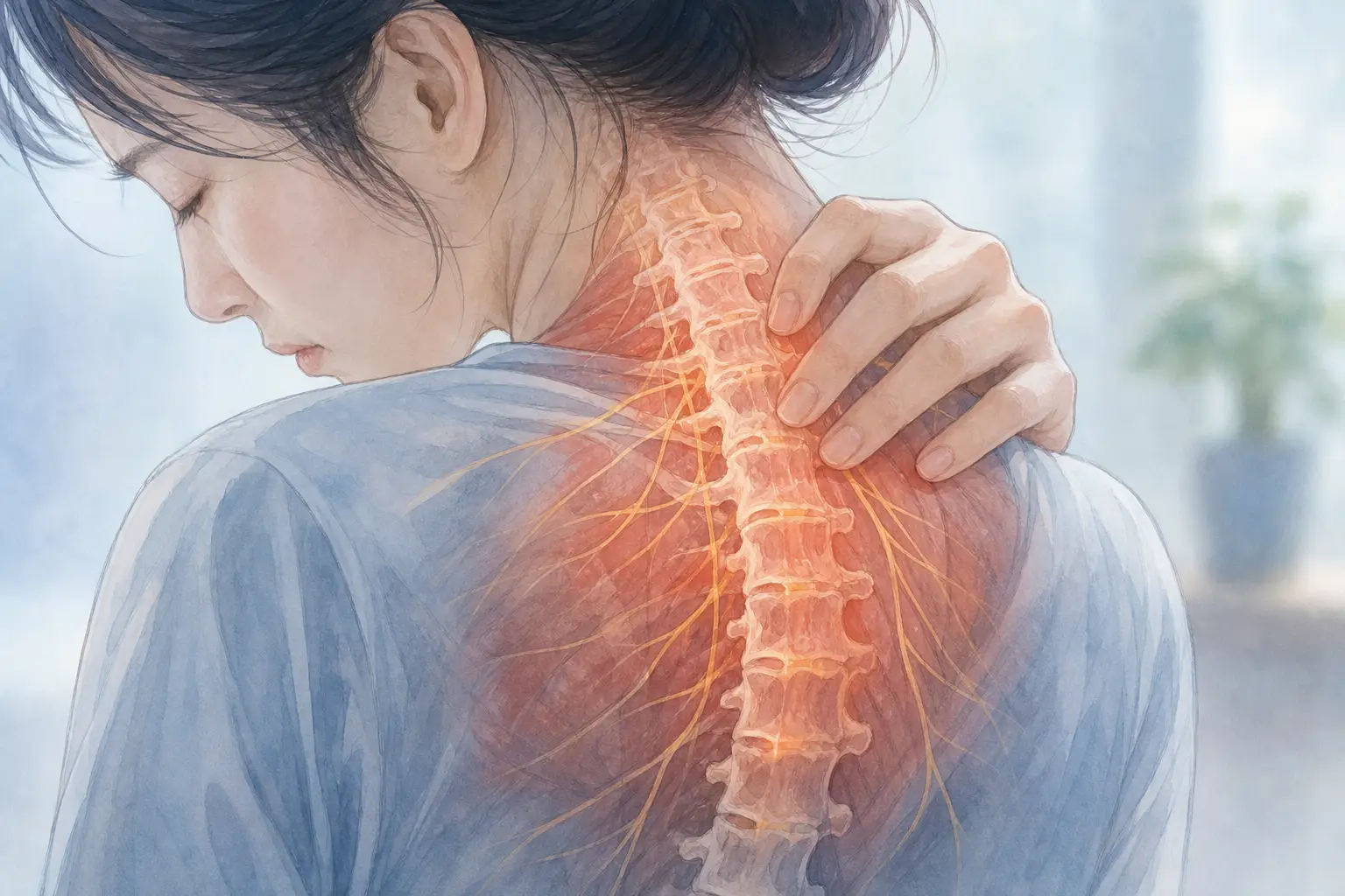 背中が痛くなる医学的なメカニズム