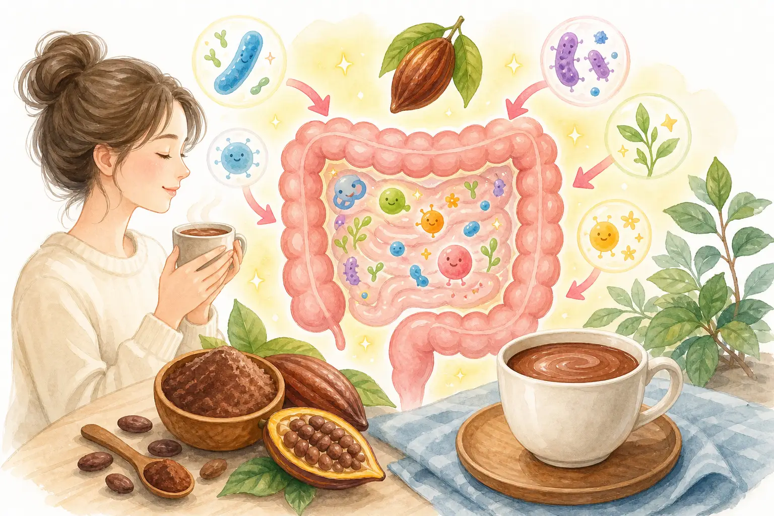 腸活ココアが腸内環境に効くしくみと科学的根拠