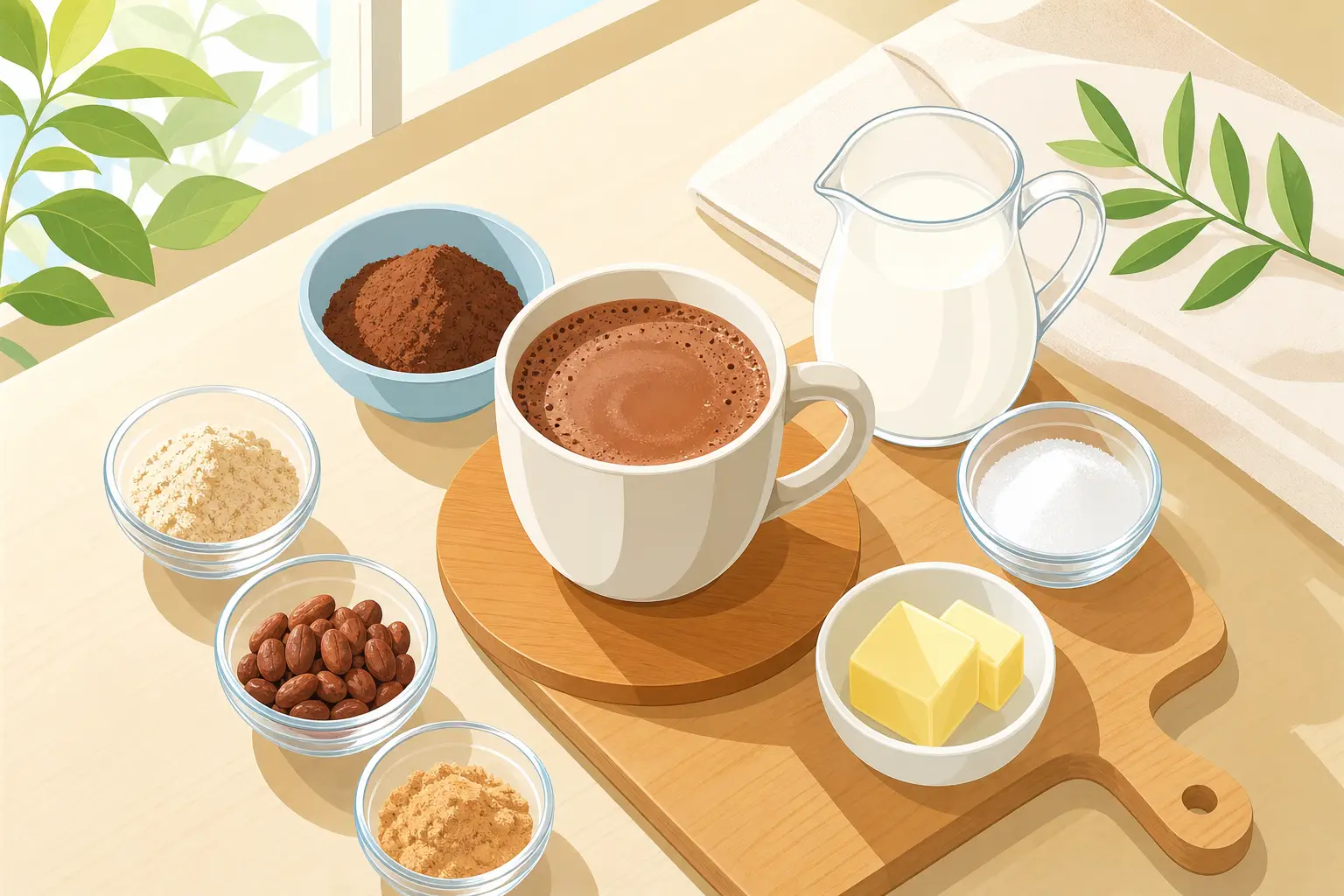 腸活ココア1杯のカロリー・糖質・脂質を検証