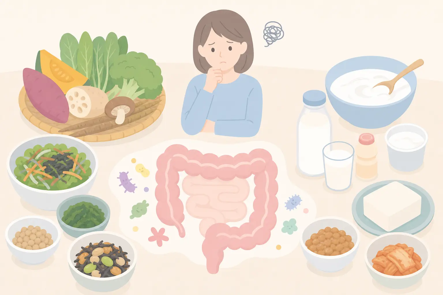 腸活でやってはいけないこと|食物繊維・乳酸菌のとりすぎに注意